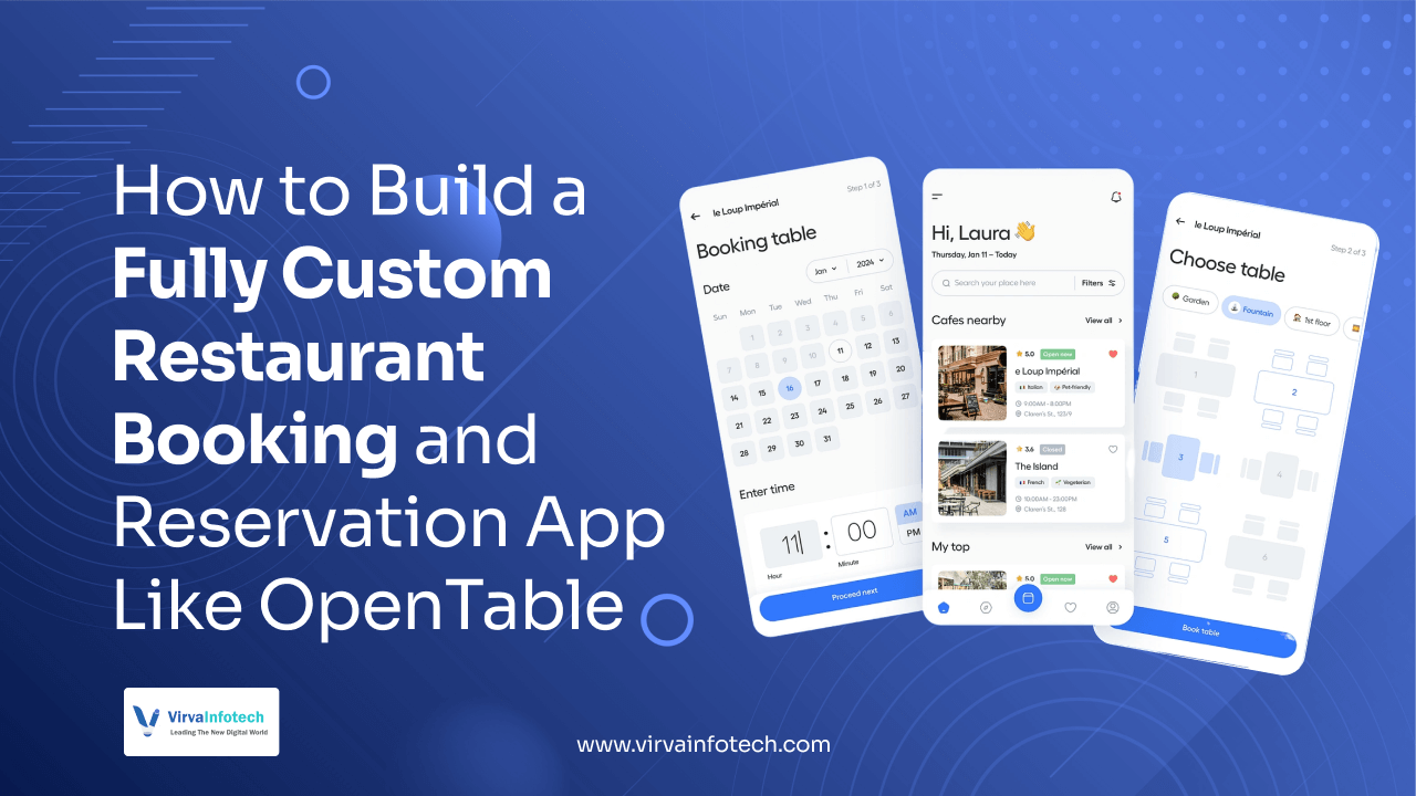 How to Build a Fully Custom Restaurant Booking and Reservation App Like OpenTable